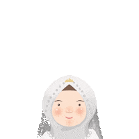 afifahputrinda bridesmaid pengantin afistyanda afistyaart Sticker