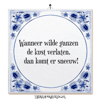 Winter Humor Sticker by Tegelspreuken.nl