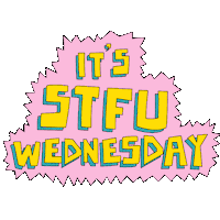 GeorgeMussel wednesday stfu its wednesday georgemussel Sticker