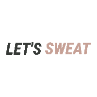 Workout Sweat Sticker by Organically Becca