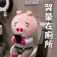 Crying Pig 哭哭 GIF