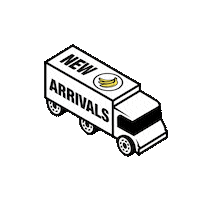 thechimpstore truck streetwear chimp deliver Sticker