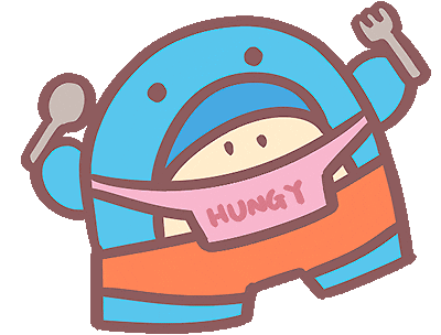 Hungry Whale Sticker by KdeeStix