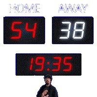 38 Away Sticker