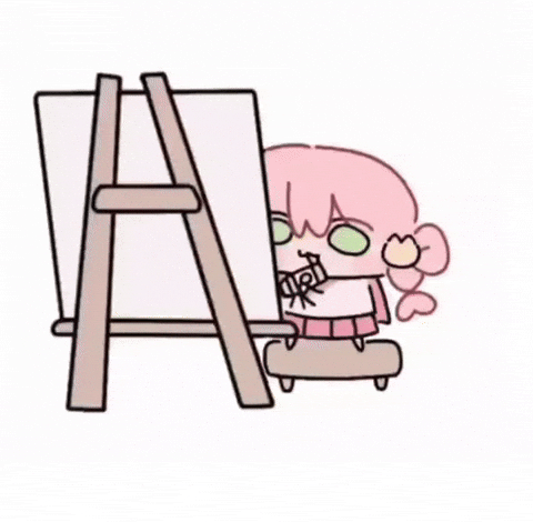 Pink Drawing GIF