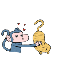 Cat Love Sticker by La Guarimba Film Festival