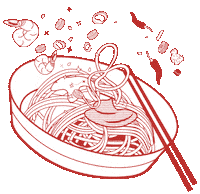 Dumplings Sticker by Dumpling Darlings