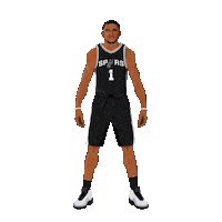 San Antonio Spurs Basketball Sticker by SportsManias