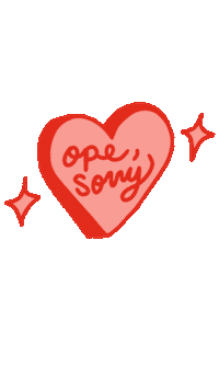 Sorry Op Sticker by shopfrankiesue