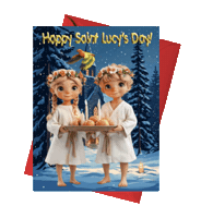Finland Saint Lucys Day Sticker