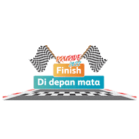 Finish Fun Ride Sticker by prudigital