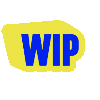 Work In Progress Design Sticker by Caratti e Poletto