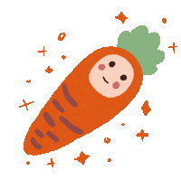 Carrot Wortel Sticker