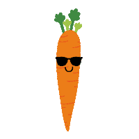 Vegetables Carrot Sticker by Mama Deli
