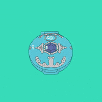 polly pocket illustration GIF by Kim Campbell