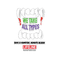 Donate Blood Sticker by Lifeline Blood Services
