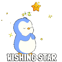 Pray Make A Wish Sticker by Pudgy Penguins