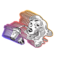 Drinking Coffee Sticker