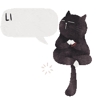 Black Cat Yoga Sticker