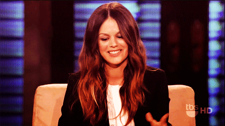 long hair smile GIF