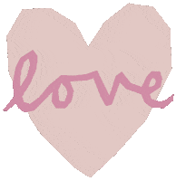 Heart Love Sticker by Louisa Taylor Studio