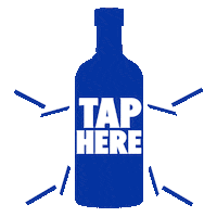 tap here Sticker by Absolut Vodka