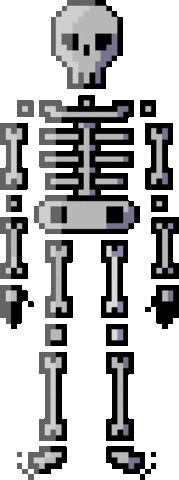 Pixel Halloween Sticker