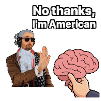 American Stereotype Sticker