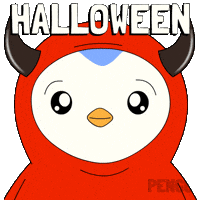 Trick Or Treat Halloween GIF by Pudgy Penguins
