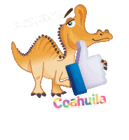 Dino Me Gusta Sticker by Secretaría de Turismo y Desarrollo de Pueblos Mágicos de Coahuila