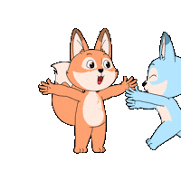 In Love Hug Sticker by Raposa Coffee