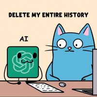 Blue Cat Help GIF