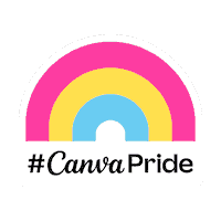 Rainbow Pride Sticker by Canva
