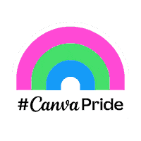 Rainbow Pride Sticker by Canva