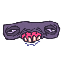 Drooling Staring GIF