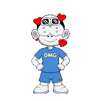 Surprised Face Wow Sticker by Zhot Shop