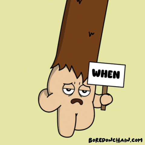 Patience Waiting GIF by Bored On Chain