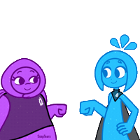Lets Go Fist Bump Sticker