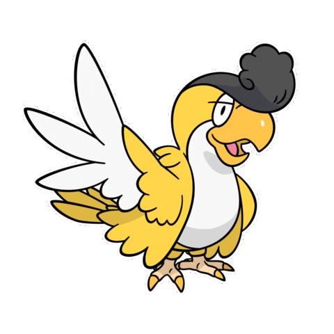 Yellowfeather Sticker by Pokémon