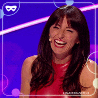 Davina Mccall Laugh GIF by The Masked Singer UK & The Masked Dancer UK