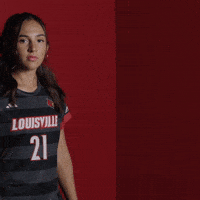 Womens Soccer Go Cards GIF by Louisville Cardinals