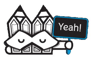 Sign Yes Sticker by Stamatia Alexaki