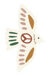 LittleBeacon christmas peace bird festive Sticker