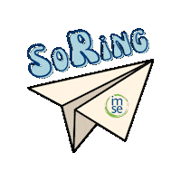 IMSE airplane paper airplane sor phonics Sticker