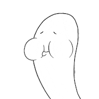 Loop Eating Sticker by Thomas Bruinsma