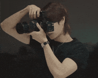 Photographer Peach GIF