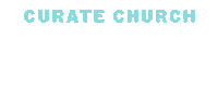 Curatechurch church keep it real curate i love jesus Sticker