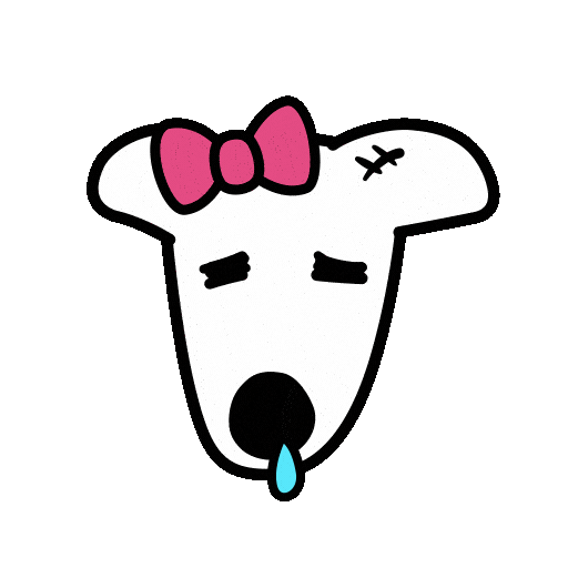realdogshouse giphyupload dog dogs sick dog Sticker