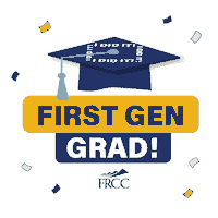 FrontRangeCommunityCollege first gen grad first generation student first generation grad frccwolves Sticker