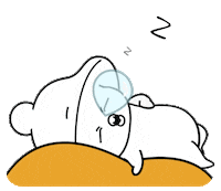 Tired Night Sticker